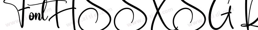 FontHSSXSG Regular字体转换 FontHSSXSG Regular字体转换